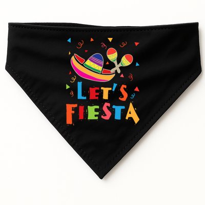 Let's Fiesta Funny Cinco De Mayo USA-Made Doggie Bandana