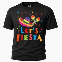 Let's Fiesta Funny Cinco De Mayo Cooling Performance Crew T-Shirt