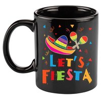 Let's Fiesta Funny Cinco De Mayo 11oz C Handle Ceramic Mug