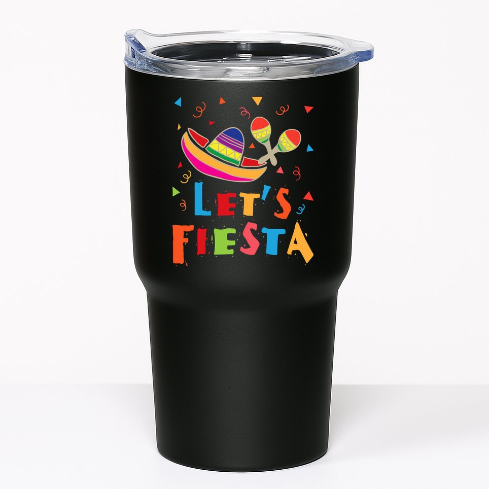 Let's Fiesta Funny Cinco De Mayo Tumbler