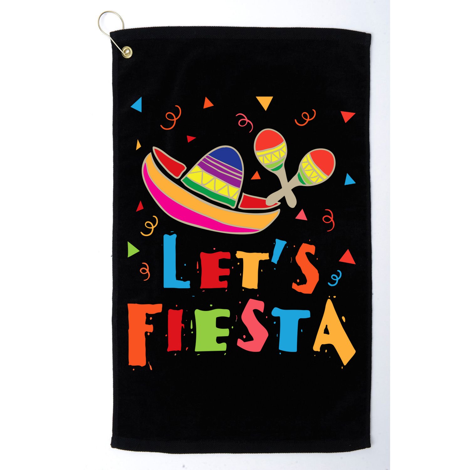 Let's Fiesta Funny Cinco De Mayo Golf Towel