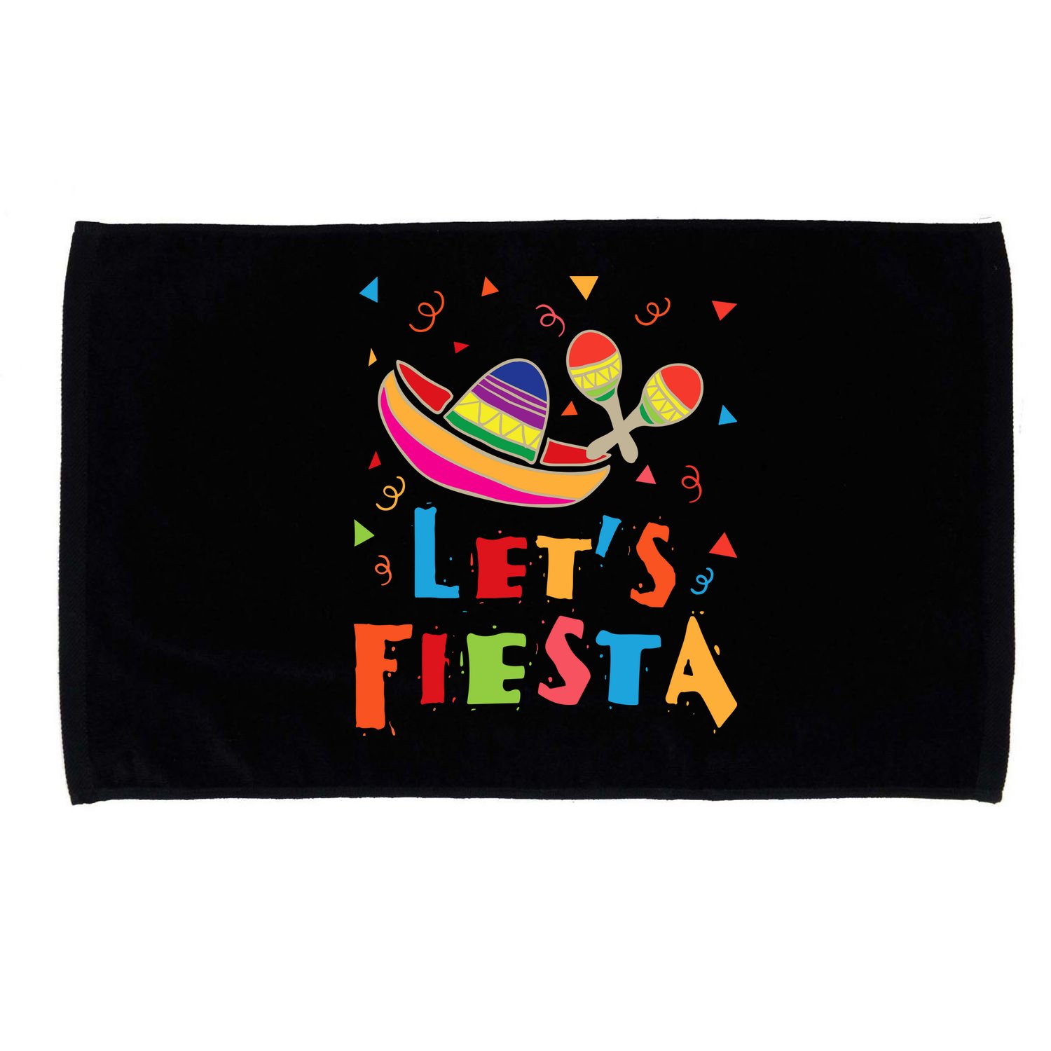 Let's Fiesta Funny Cinco De Mayo Microfiber Hand Towel