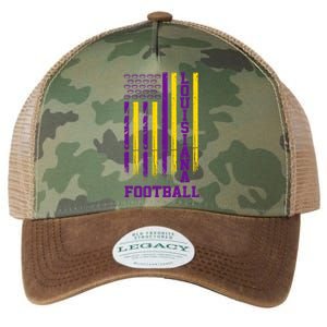 Louisiana Football Fan American Flag Legacy Tie Dye Trucker Hat