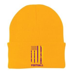 Louisiana Football Fan American Flag Knit Cap Winter Beanie