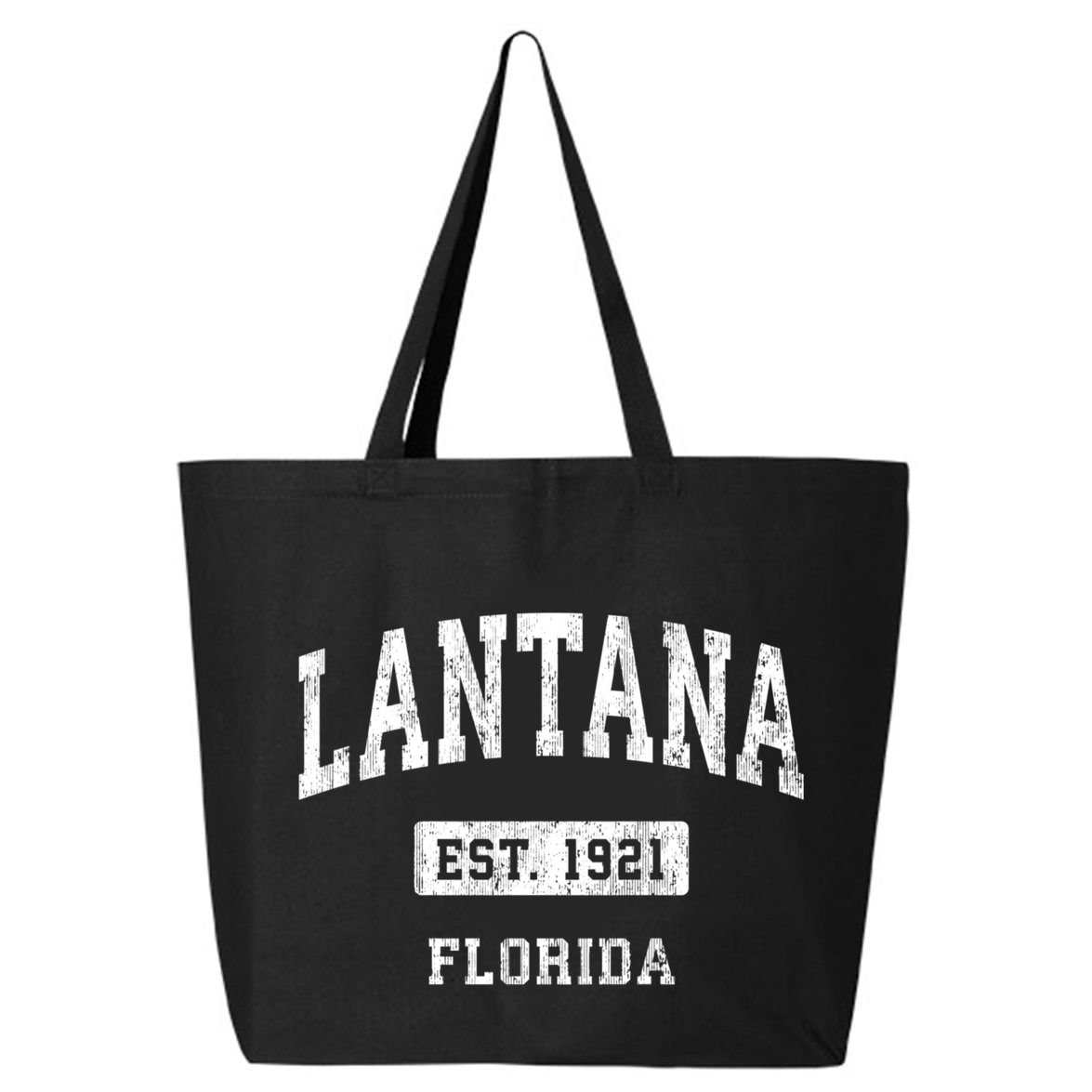 Lantana Florida Fl Vintage Sports Established 25L Jumbo Tote