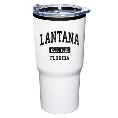 Lantana Florida Fl Vintage Sports Established Tumbler