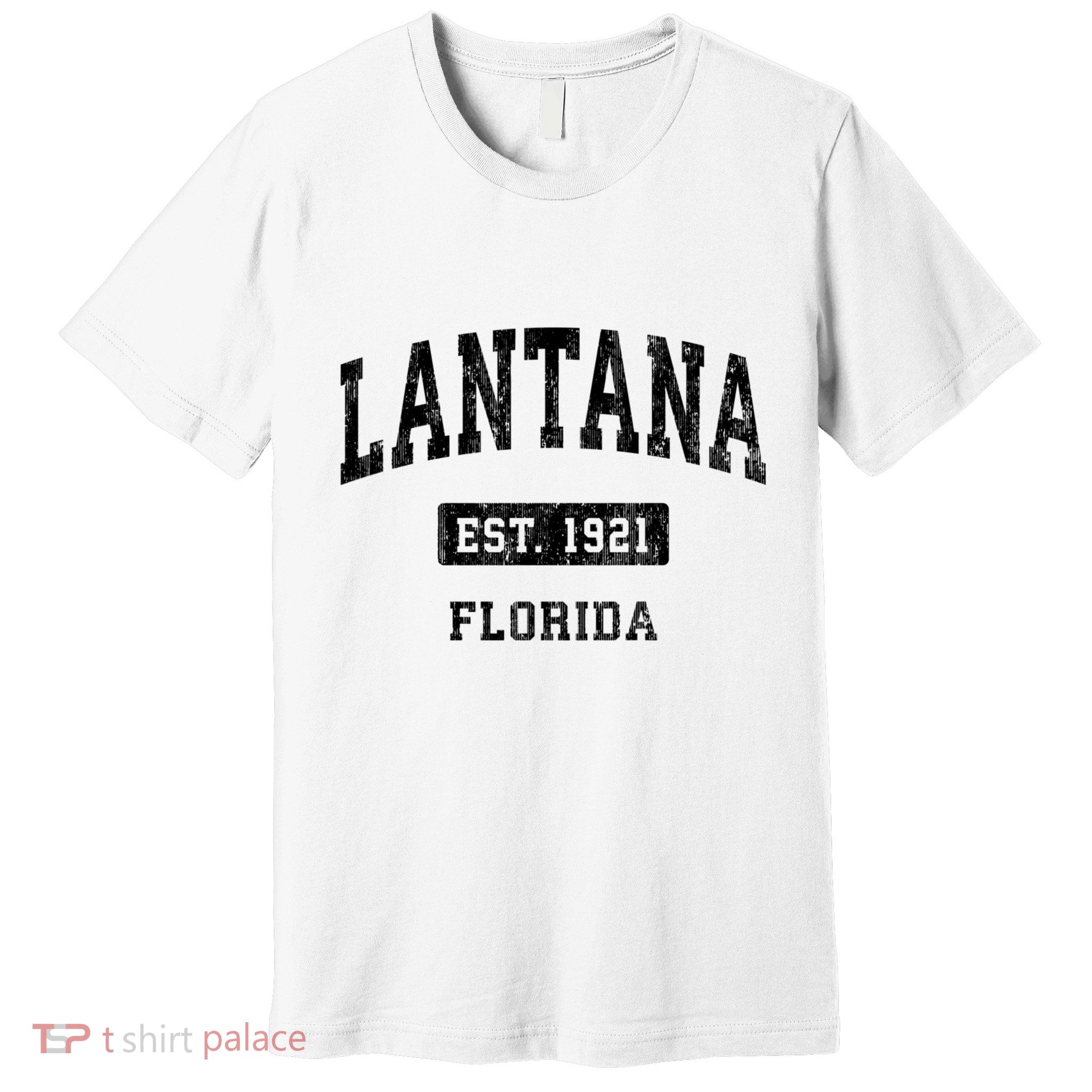 Lantana Florida Fl Vintage Sports Established Premium T-Shirt