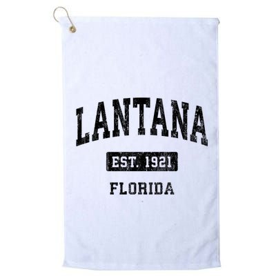 Lantana Florida Fl Vintage Sports Established Golf Towel
