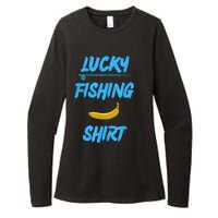 LUCKY FISHING Funny Banana Humor Womens CVC Long Sleeve Shirt