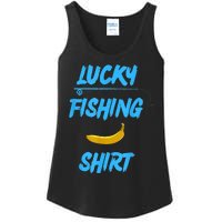 LUCKY FISHING Funny Banana Humor Ladies Essential Tank