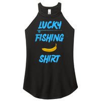 LUCKY FISHING Funny Banana Humor Women's Perfect Tri Rocker Tank