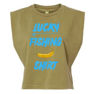 LUCKY FISHING Funny Banana Humor Garment-Dyed Women's Muscle Tee