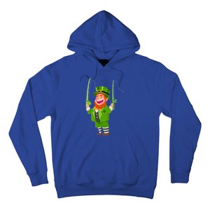 Leprechaun Fishing Funny St Patricks Day Funny Gift Hoodie