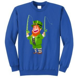 Leprechaun Fishing Funny St Patricks Day Funny Gift Sweatshirt