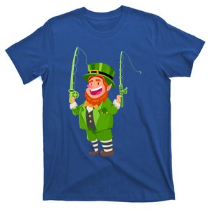 Leprechaun Fishing Funny St Patricks Day Funny Gift T-Shirt