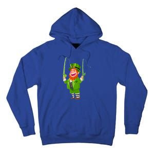 Leprechaun Fishing Funny St Patricks Day Funny Gift Tall Hoodie