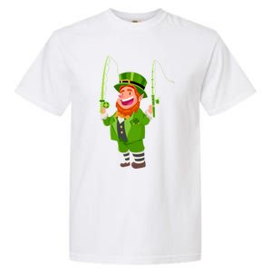 Leprechaun Fishing Funny St Patricks Day Funny Gift Garment-Dyed Heavyweight T-Shirt