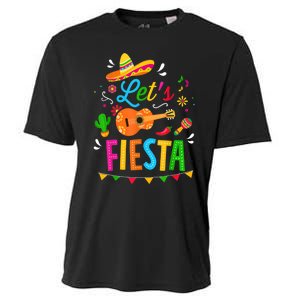 Let's Fiesta For Funny Cinco De Mayo Costume Party Cooling Performance Crew T-Shirt