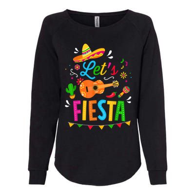 Let's Fiesta For Funny Cinco De Mayo Costume Party Womens California Wash Sweatshirt