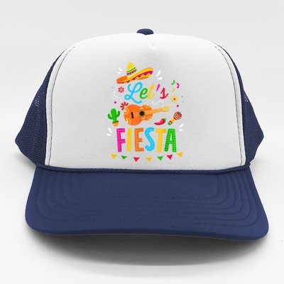 Let's Fiesta For Funny Cinco De Mayo Costume Party Trucker Hat