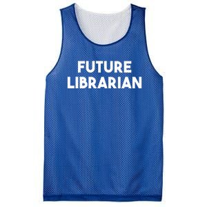 Librarian Funny Future Librarian Funny Gift Mesh Reversible Basketball Jersey Tank