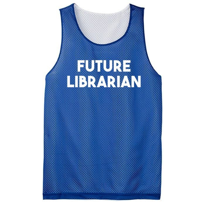 Librarian Funny Future Librarian Funny Gift Mesh Reversible Basketball Jersey Tank