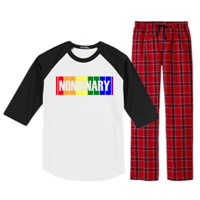 Lgbt Funny Gay Lesbian Bisexual Pride Nonbinary Great Gift Raglan Sleeve Pajama Set