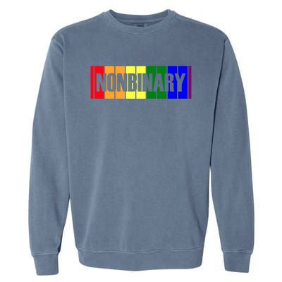 Lgbt Funny Gay Lesbian Bisexual Pride Nonbinary Great Gift Garment-Dyed Sweatshirt