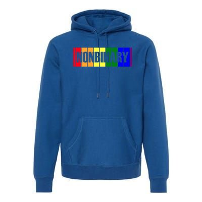 Lgbt Funny Gay Lesbian Bisexual Pride Nonbinary Great Gift Premium Hoodie