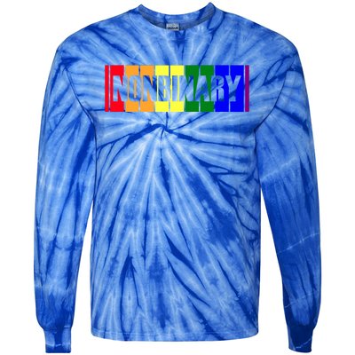 Lgbt Funny Gay Lesbian Bisexual Pride Nonbinary Great Gift Tie-Dye Long Sleeve Shirt