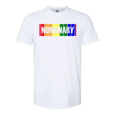 Lgbt Funny Gay Lesbian Bisexual Pride Nonbinary Great Gift Softstyle CVC T-Shirt