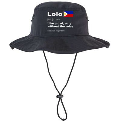 Lolo Filipino Grandpa Definition Funny Fathers Day Legacy Cool Fit Booney Bucket Hat