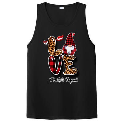 Love Funny Gnome Dental Squad Dentist Valentine's Day Dental Gift PosiCharge Competitor Tank