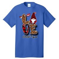 Love Funny Gnome Dental Squad Dentist Valentine's Day Dental Gift Tall T-Shirt