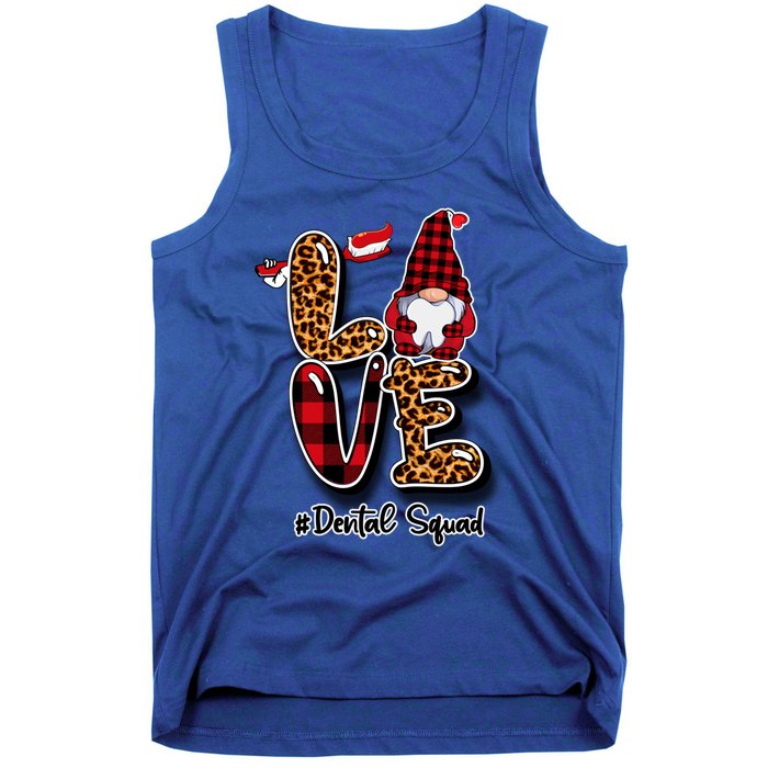 Love Funny Gnome Dental Squad Dentist Valentine's Day Dental Gift Tank Top