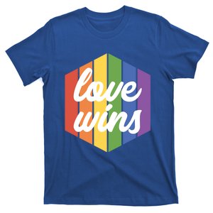 Lgbt Funny Gift Love Wins Lgbt Pride Month Lgbt Awareness Cool Gift T-Shirt