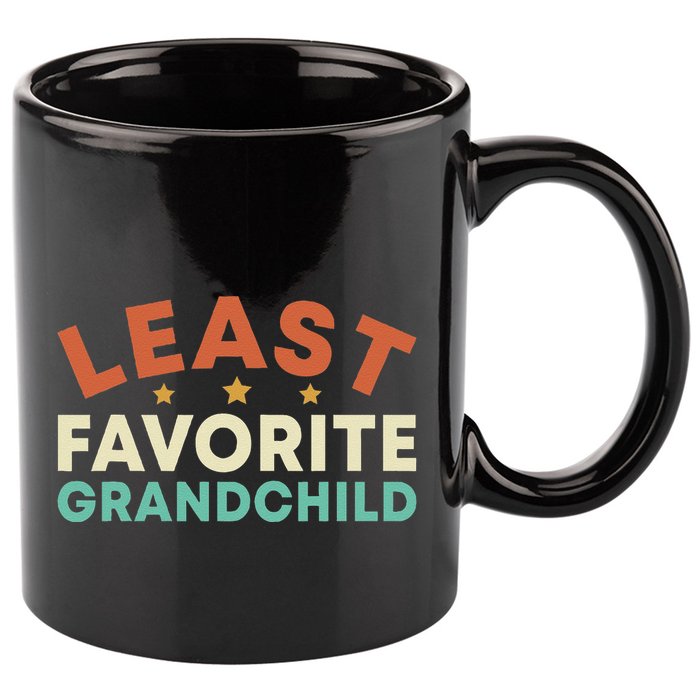 Least Favorite Grandchild 11oz C Handle Ceramic Mug
