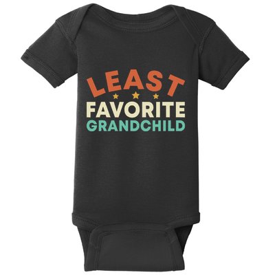 Least Favorite Grandchild Baby Bodysuit