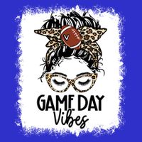 Leopard Football Game Day Vibes Football Mom Mothers Day Gift 16 in Basic Backpack