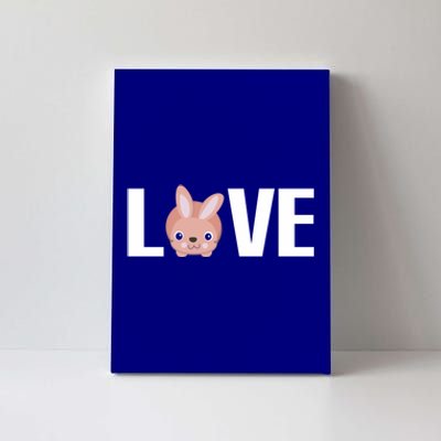 Love Funny Gift Christian Good Friday Easter Bunny Eastertide Cute Gift Canvas