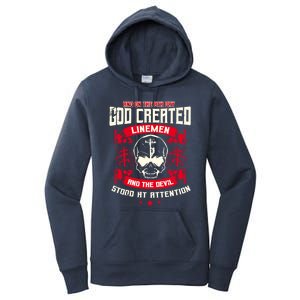 Line Funny Gift Line Worker The 8th Day God Created Line Gift Women's Pullover Hoodie