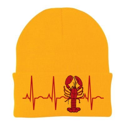 Lobster Funny Gift Lobster Heartbeat Hooded Gift Gift Knit Cap Winter Beanie