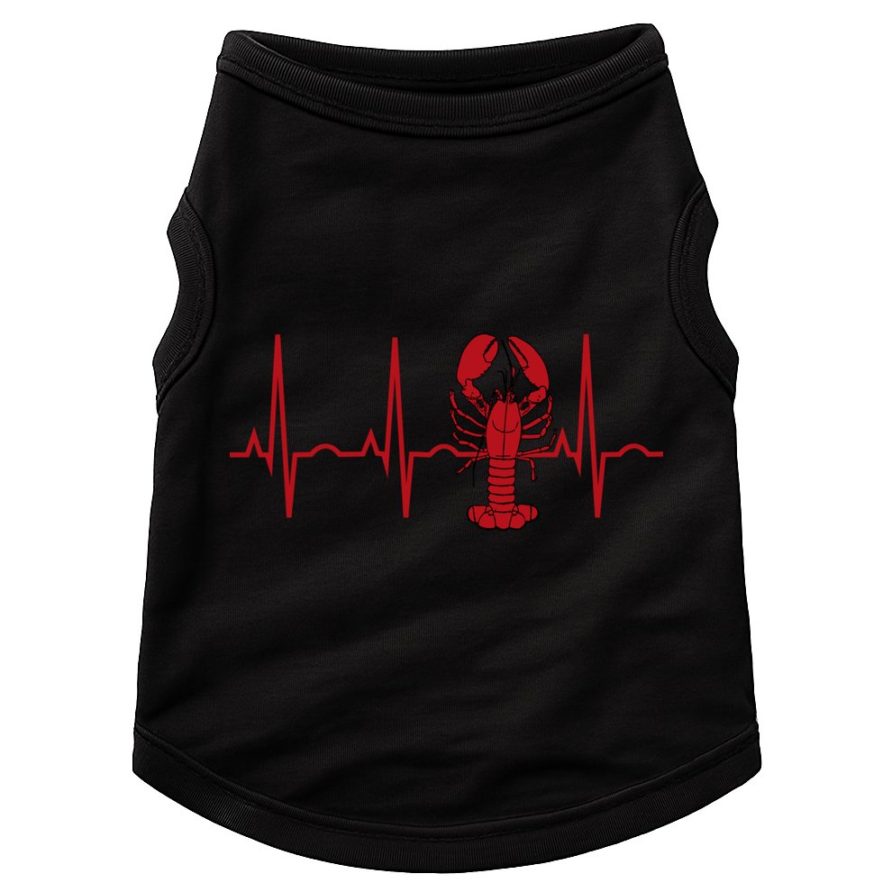 Lobster Funny Gift Lobster Heartbeat Hooded Gift Gift Doggie Tank