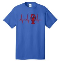 Lobster Funny Gift Lobster Heartbeat Hooded Gift Gift Tall T-Shirt