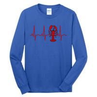 Lobster Funny Gift Lobster Heartbeat Hooded Gift Gift Tall Long Sleeve T-Shirt