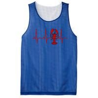 Lobster Funny Gift Lobster Heartbeat Hooded Gift Gift Mesh Reversible Basketball Jersey Tank