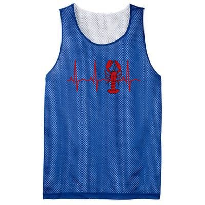 Lobster Funny Gift Lobster Heartbeat Hooded Gift Gift Mesh Reversible Basketball Jersey Tank