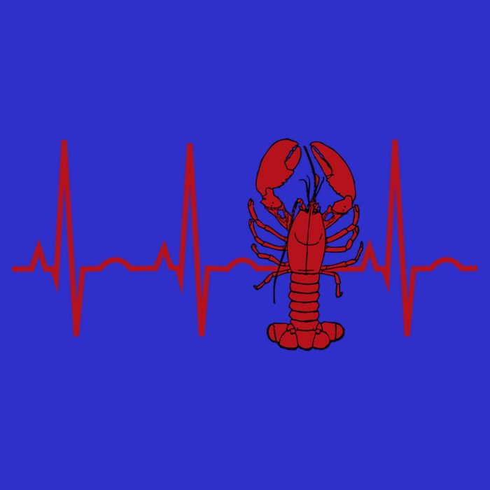 Lobster Funny Gift Lobster Heartbeat Hooded Gift Gift Full Zip Hoodie