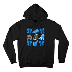 L.I.O.N.S Football Game Day Coquette Lions Bow Hoodie