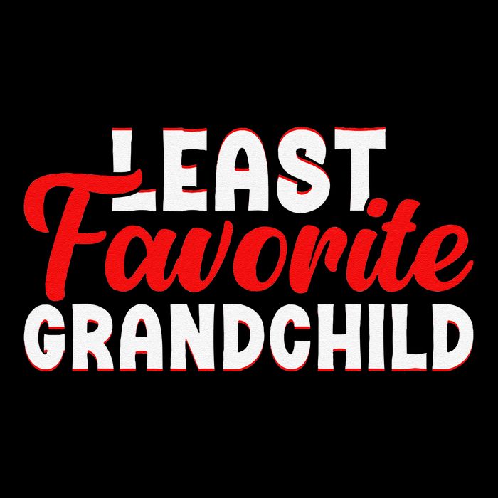 Least Favorite Grandchild V-Neck T-Shirt